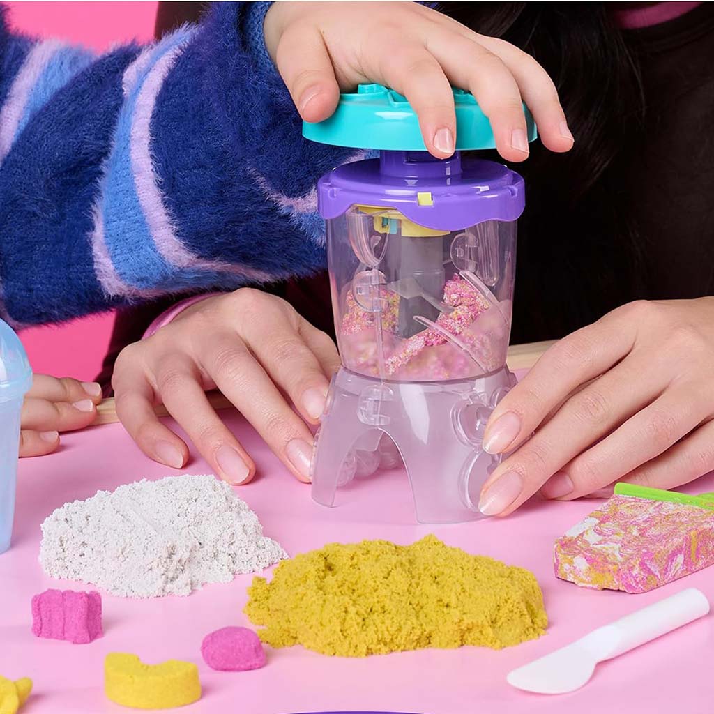 Kinetic Sand: Smoothie készítő mixer 396g homokgyurmával - Spin Master kép 3