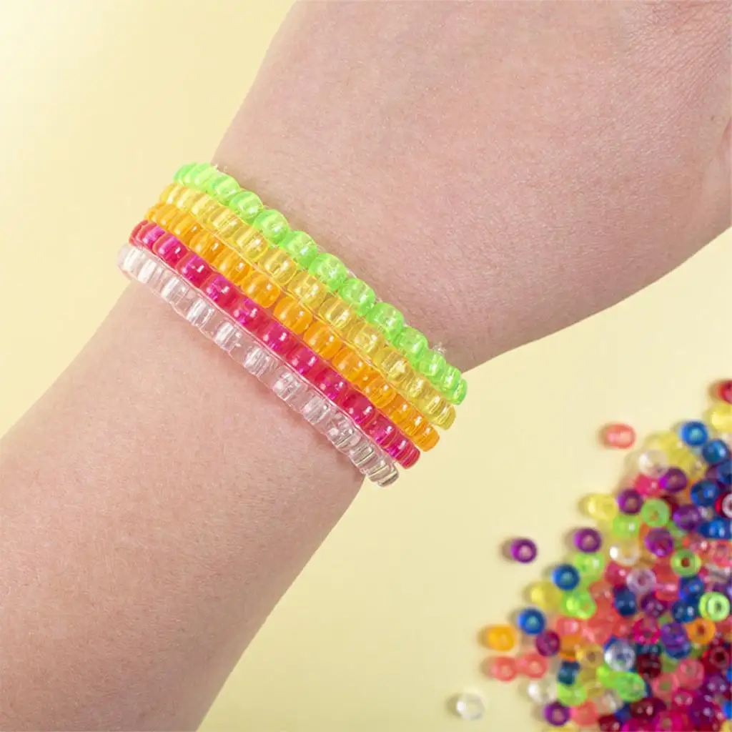 PlayBox: Kis méretű átlátszó fűzhető gyöngyök 5000db-os kép 2