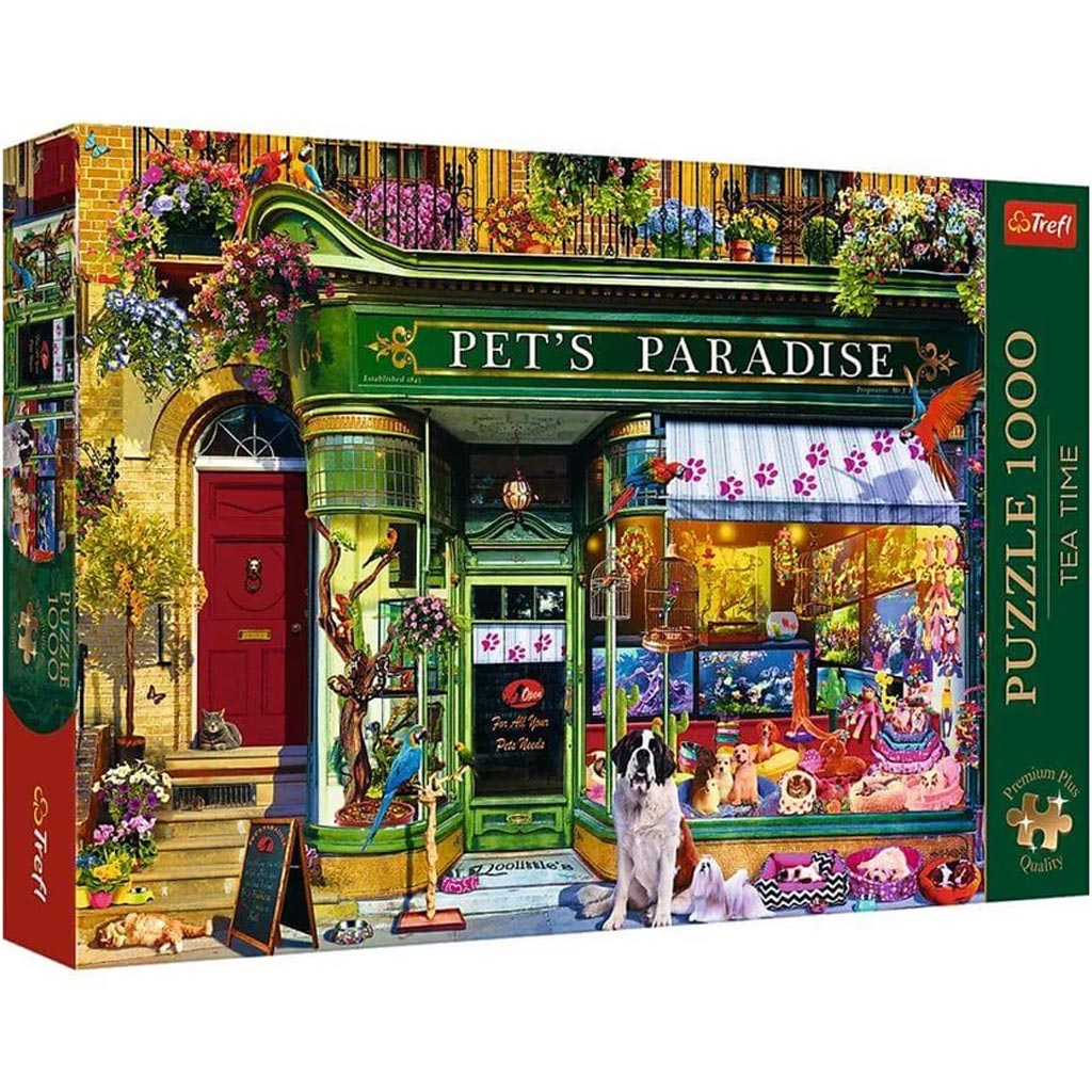 Tea Time: Kisállat paradicsom 1000db-os prémium puzzle - Trefl