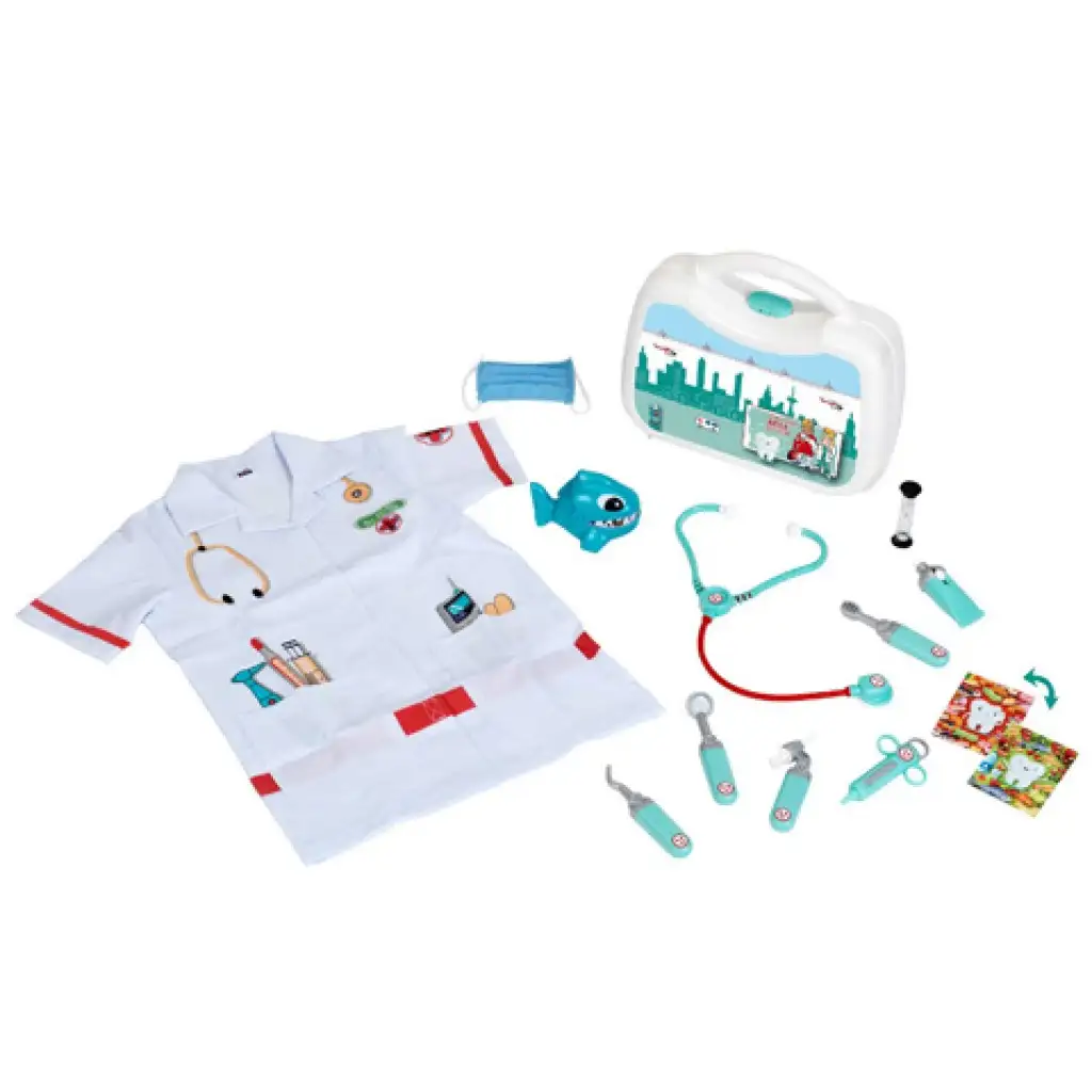 Cápás fogorvosi doktortáska Deluxe szett kép 2