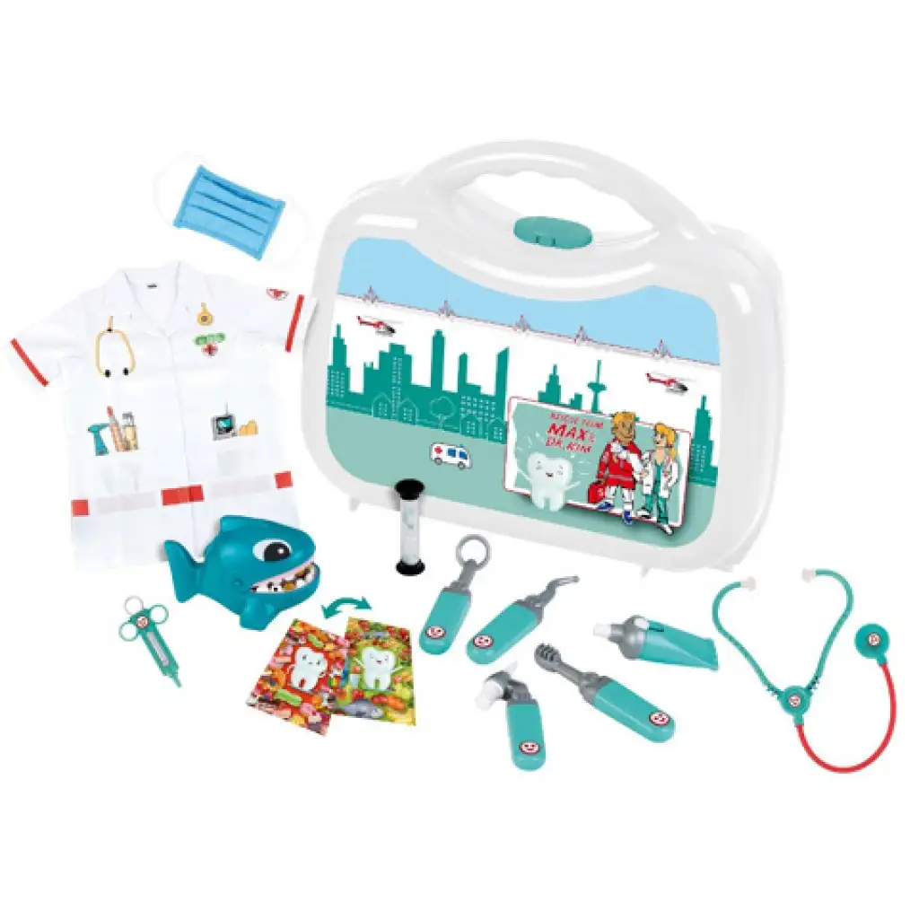 Cápás fogorvosi doktortáska Deluxe szett