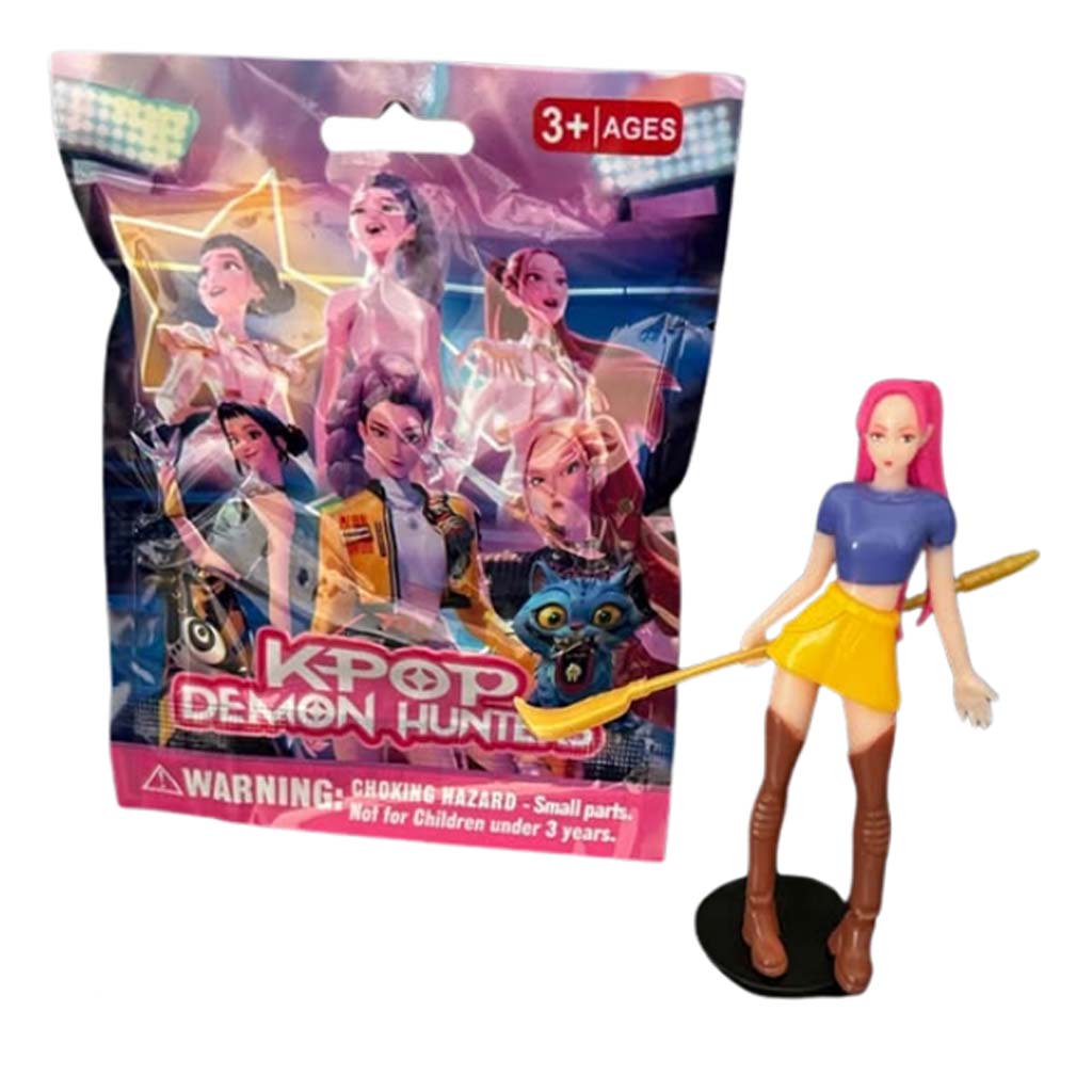 K-Pop Demon Hunters meglepetés figura kártyával