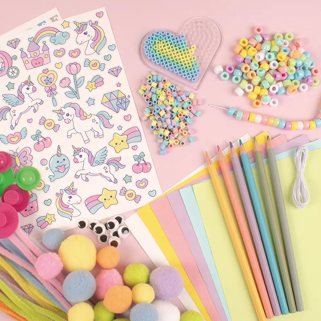 PlayBox: Pasztell színű kreatív kézműves szett kép 3