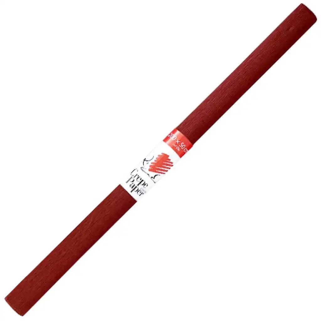 ICO: Süni krepp papír barna színben 200x50cm