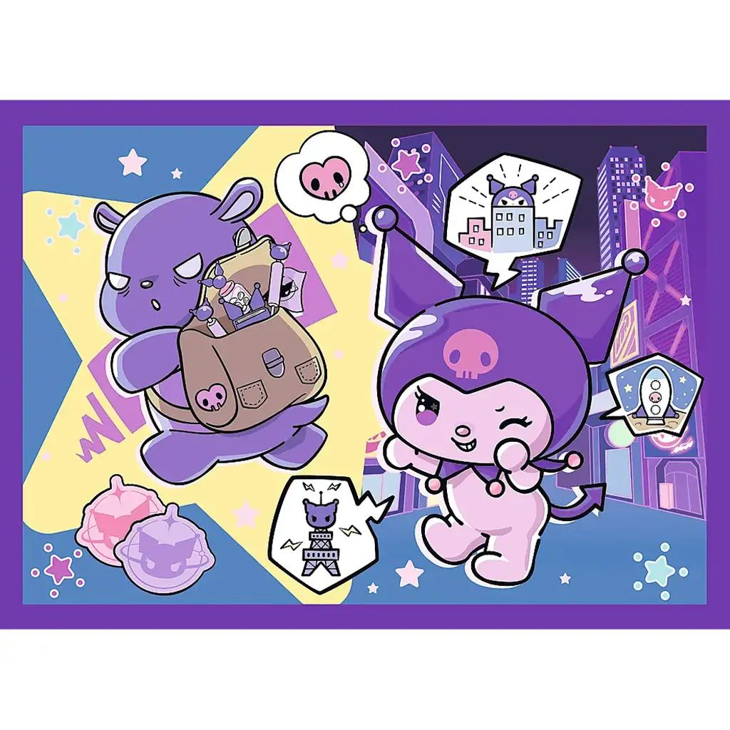 Kuromi napjai 4 az 1-ben puzzle - Trefl kép 2