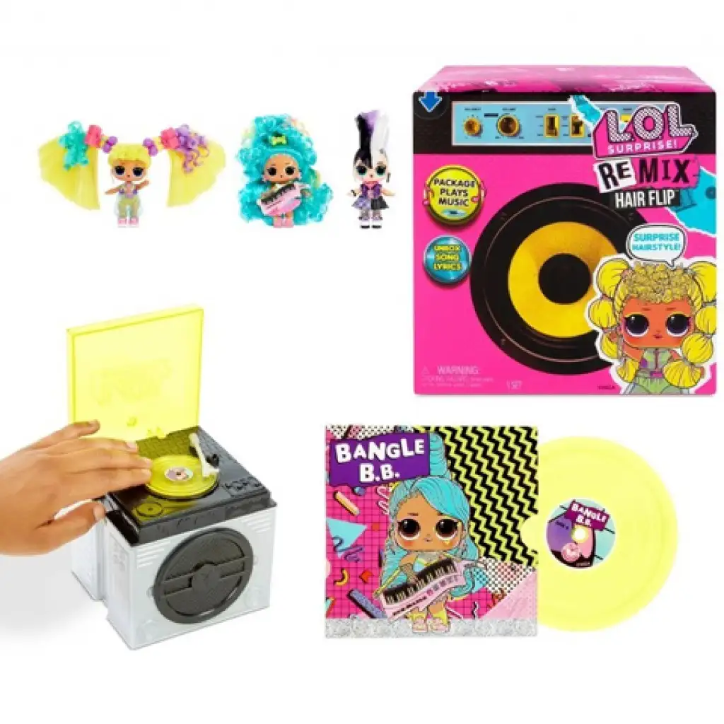 L.O.L. Surprise Remix Hairflip meglepetés csomag babával kép 2