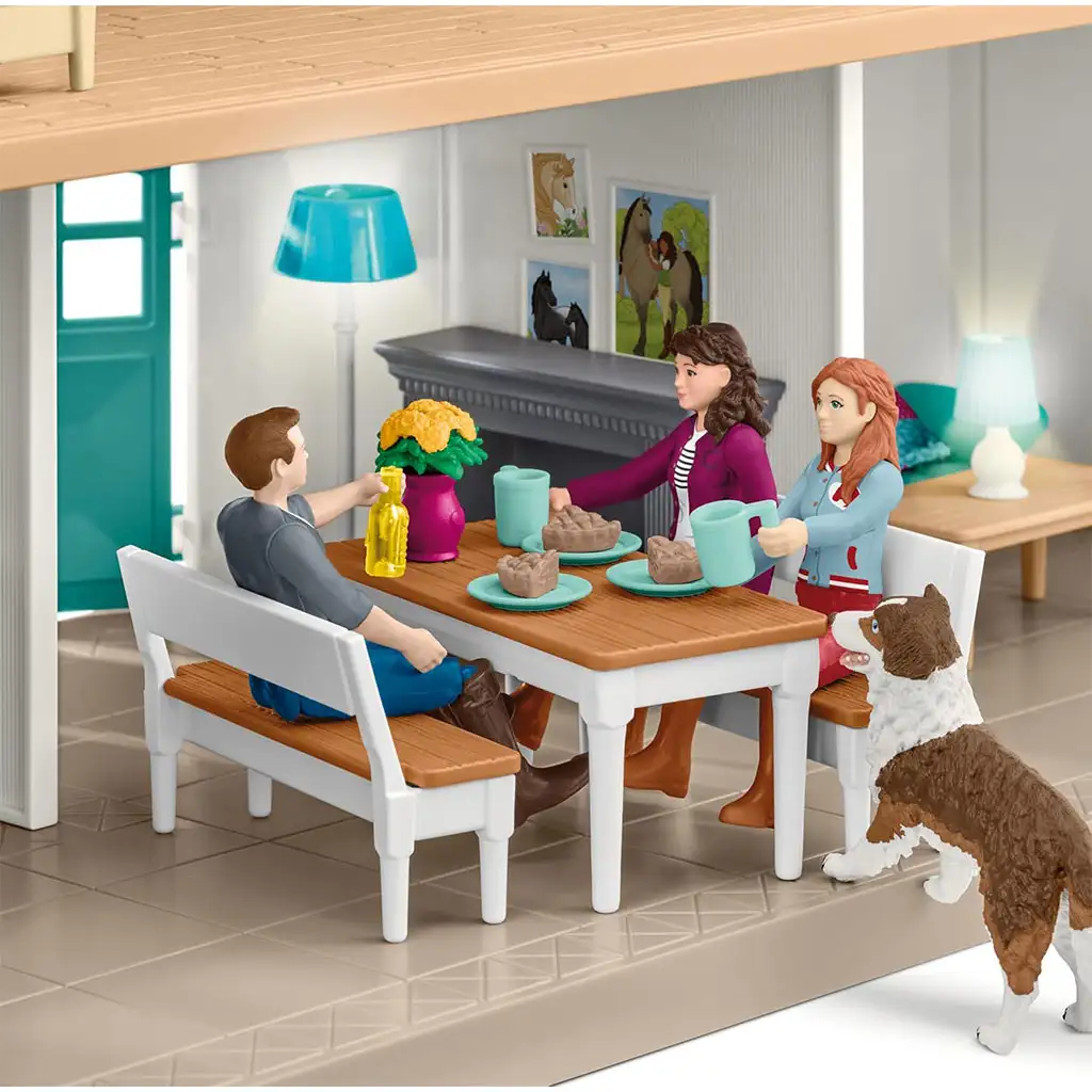 Schleich: Horse Club - Lakeside Lovarda játékszett (42706) kép 4