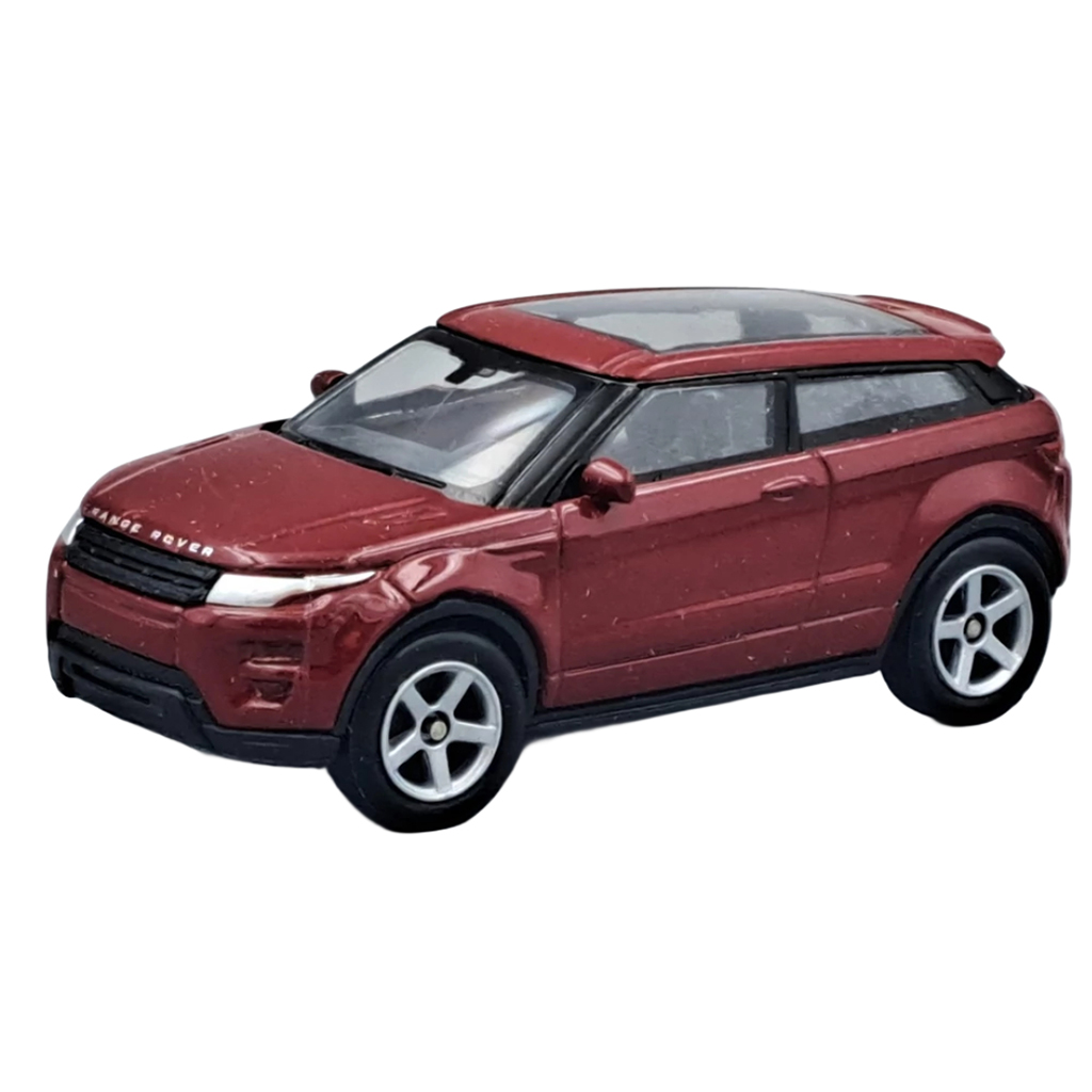 Welly: Land Rover Evoque bordó fém kisautó modell 1/64 kép 2