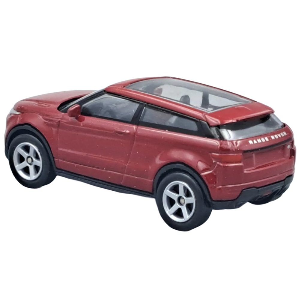 Welly: Land Rover Evoque bordó fém kisautó modell 1/64 kép 3