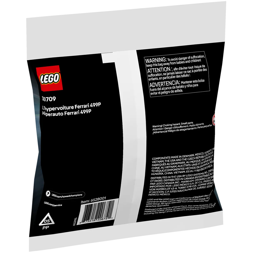 LEGO® Speed Champions: Ferrari 499P - hiperautó (30709) kép 3