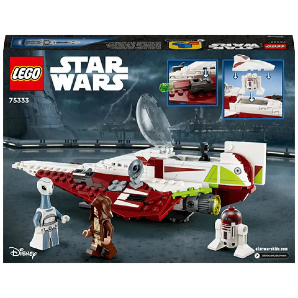 LEGO® Star Wars™: Obi-Wan Kenobi Jedi Starfighter™-e (75333) kép 2