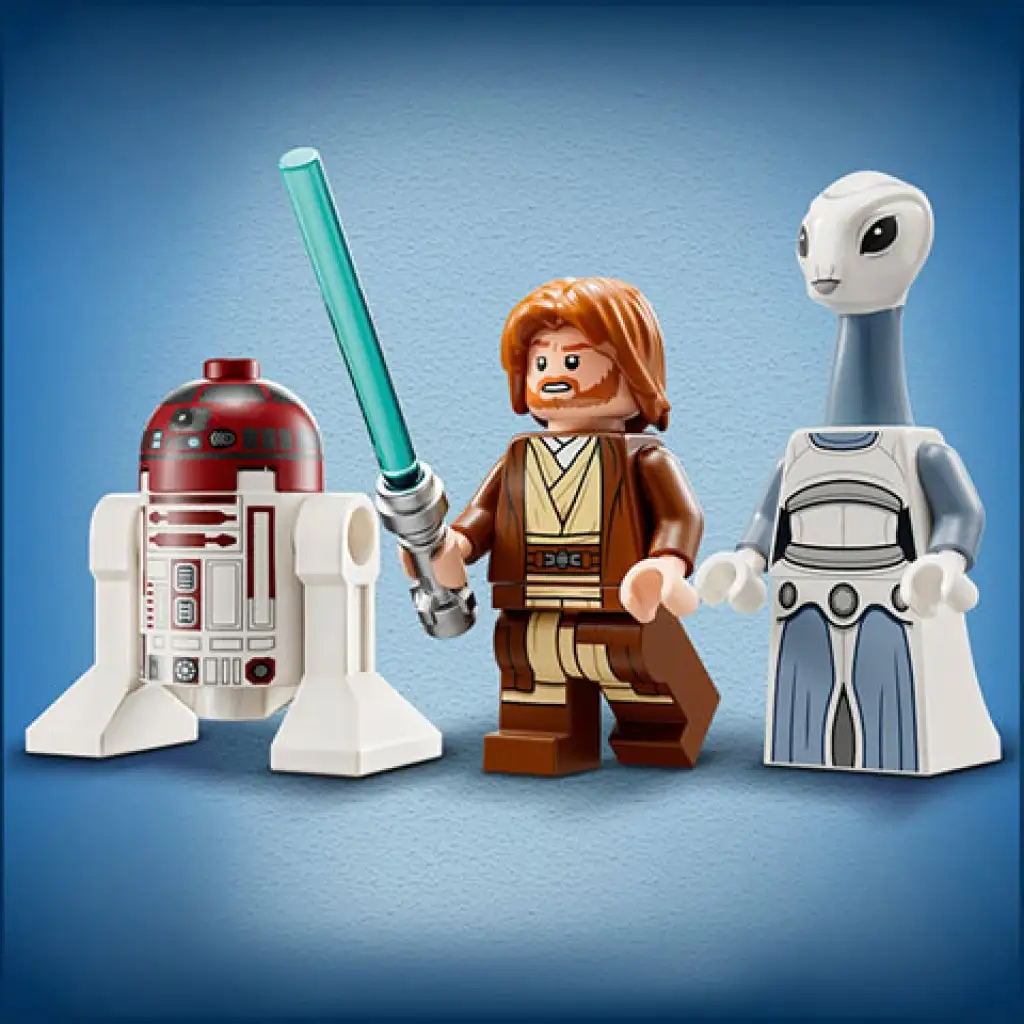 LEGO® Star Wars™: Obi-Wan Kenobi Jedi Starfighter™-e (75333) kép 5