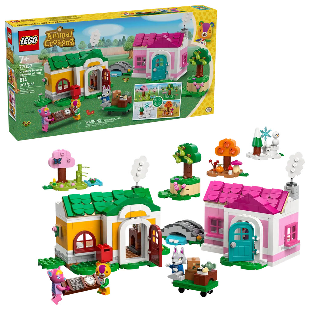 LEGO® Animal Crossing™: Kreatív házak: vidám évszakok (77057)