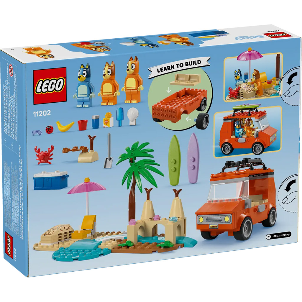 LEGO® Bluey™: Bluey és családja a tengerpartra utazik (11202L) kép 8