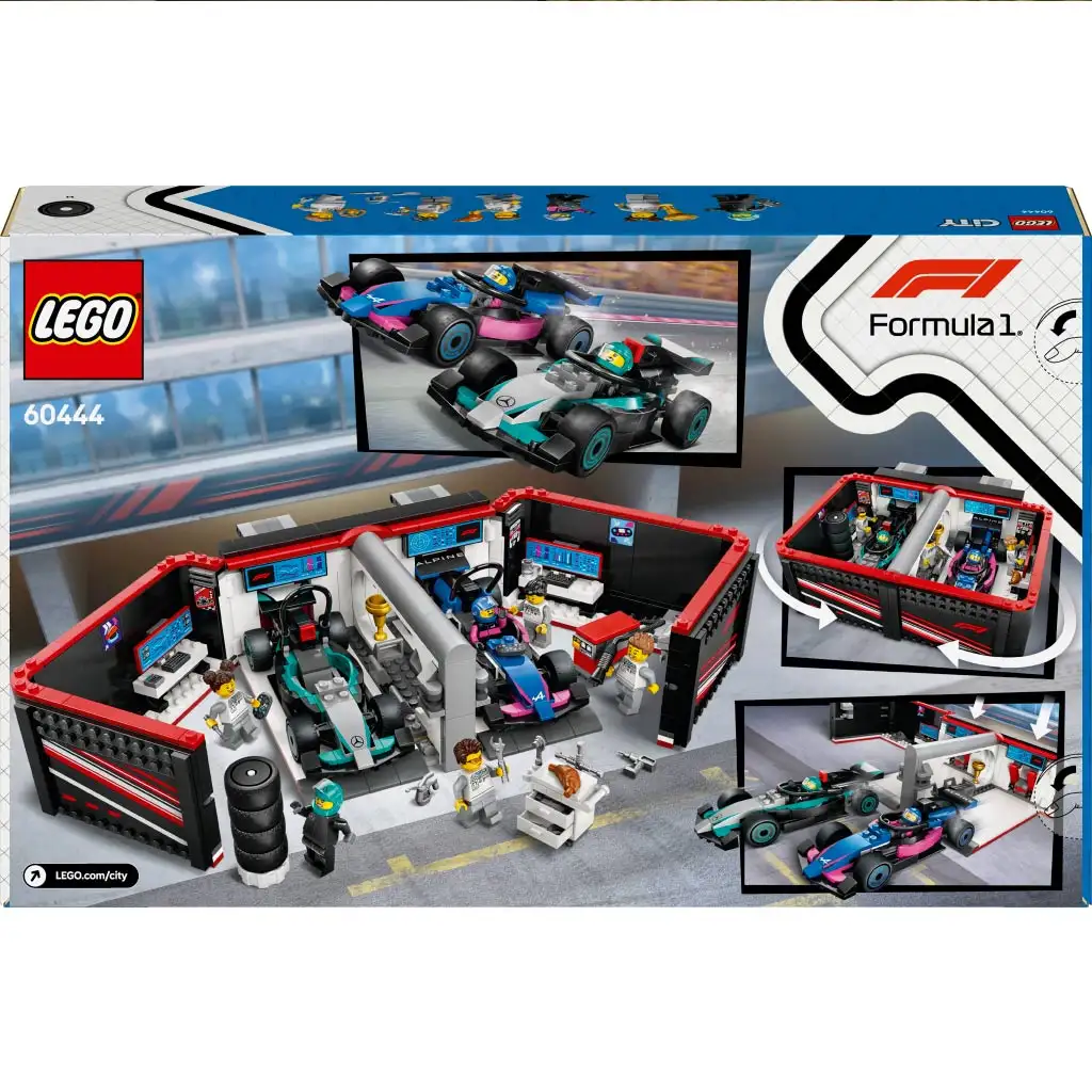 LEGO® City: F1®-es garázs, Mercedes-AMG és Alpine autók (60444) kép 5