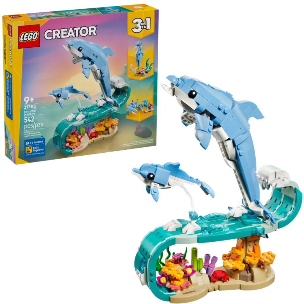 LEGO® Creator: Tengeri állatok: Csodálatos delfinek (31385)