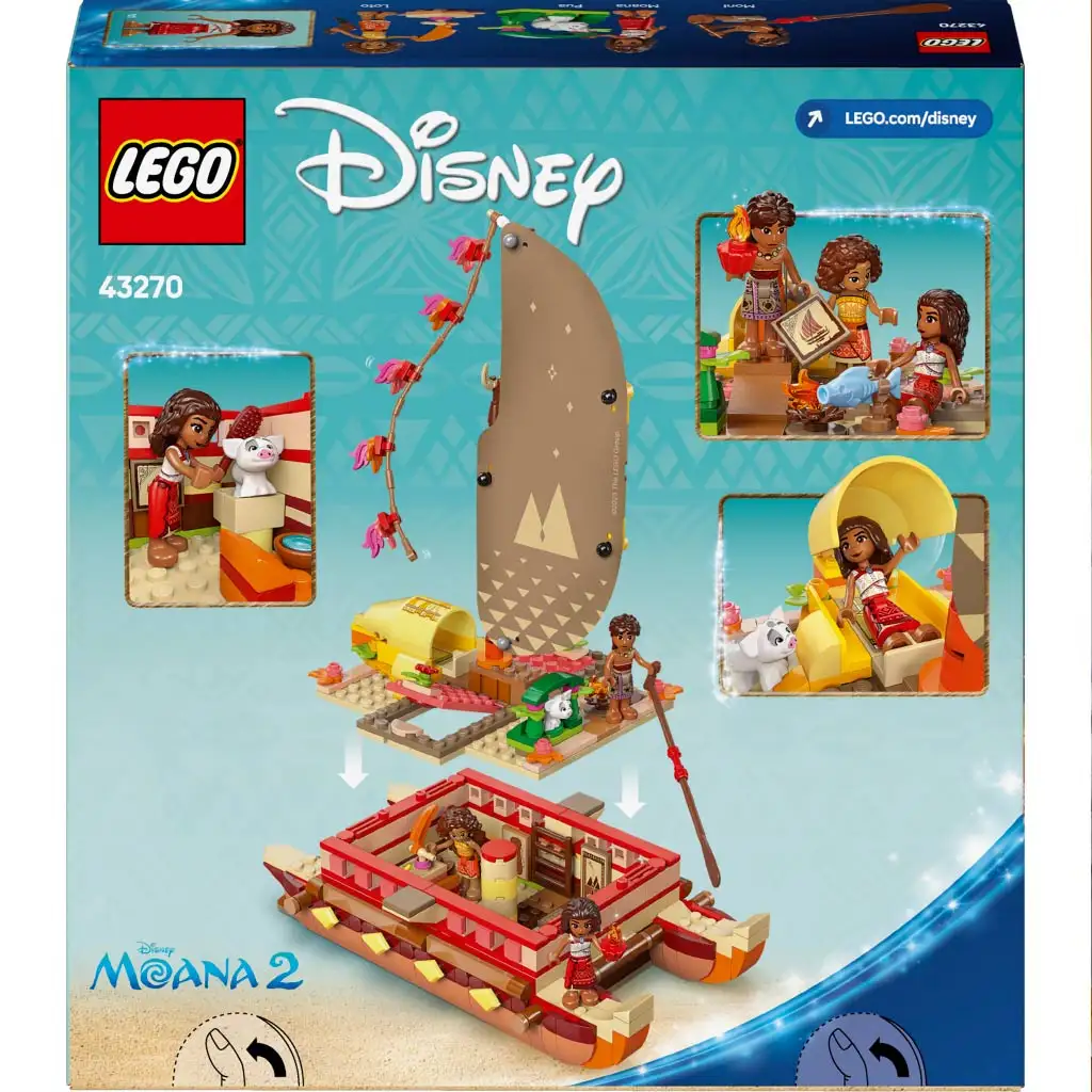 LEGO® Disney: Vaiana kalandokkal teli kenuja (43270) kép 5