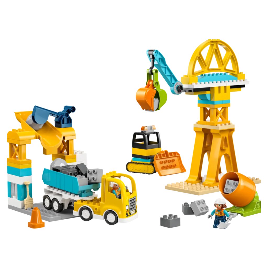 LEGO® DUPLO®: 3 az 1-ben építési terület és munkagépek (10476) kép 2