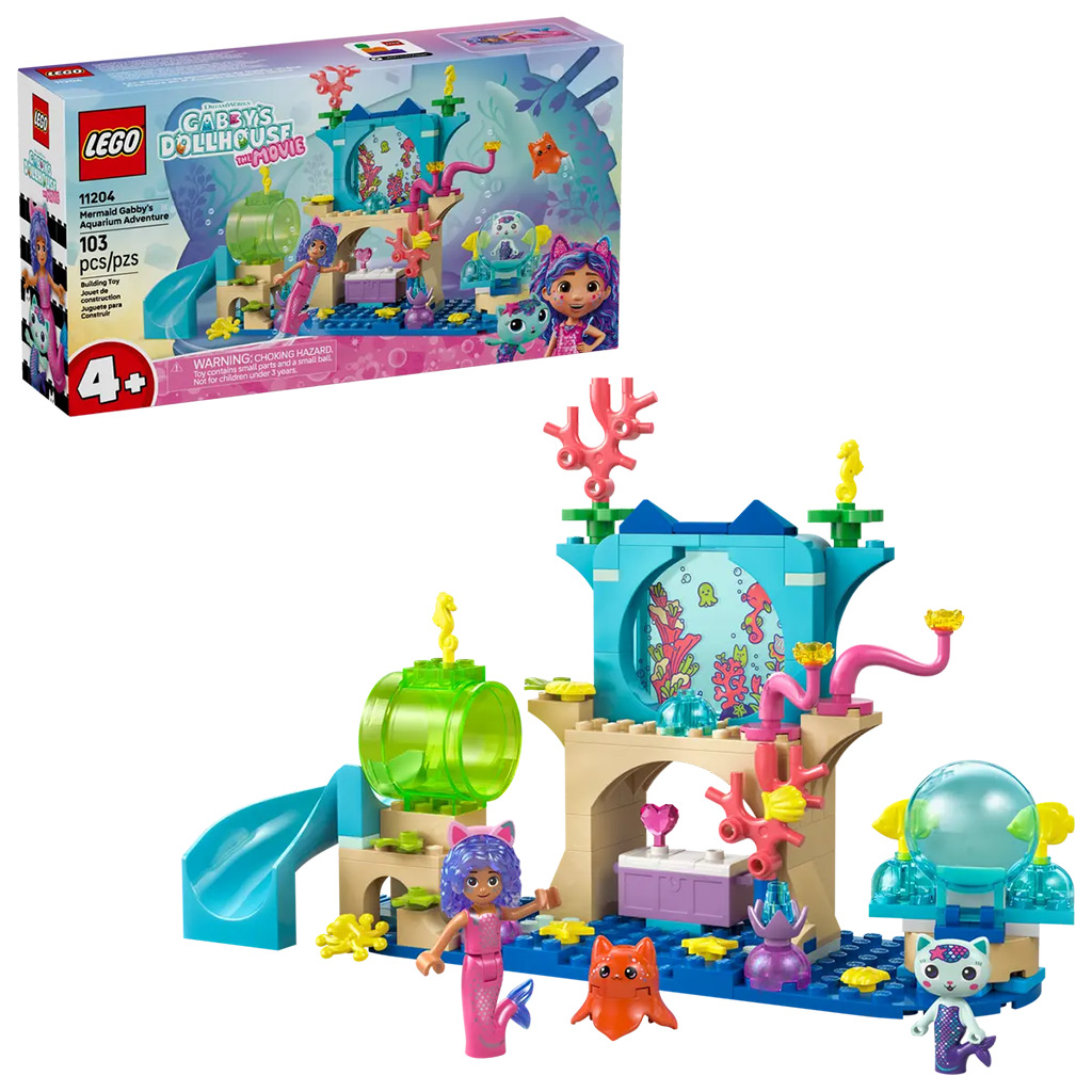LEGO® Gabi babaháza: Sellő Gabi kalandjai a víz alatti világban (11204)