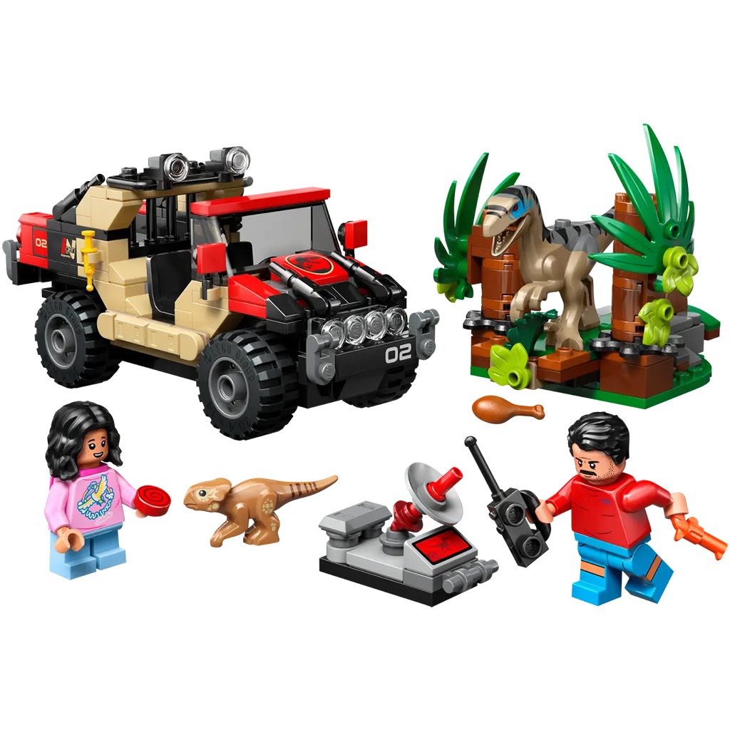 LEGO® Jurassic World: Terepjárós menekülés a raptor elől (76972) kép 2