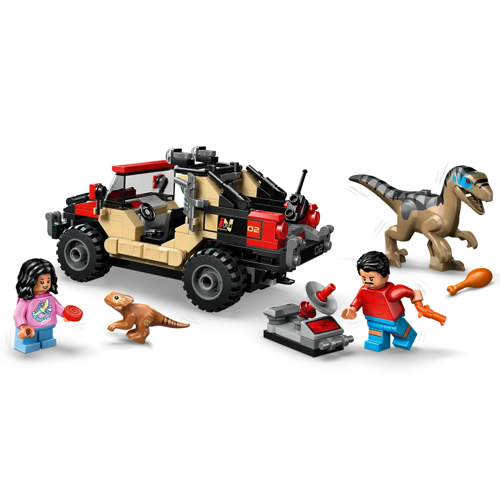 LEGO® Jurassic World: Terepjárós menekülés a raptor elől (76972) kép 4