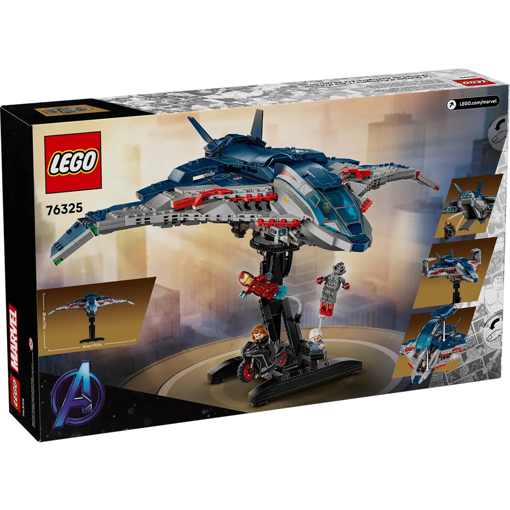 LEGO® Marvel: Bosszúállók: Ultron kora Quinjet (76325) kép 6