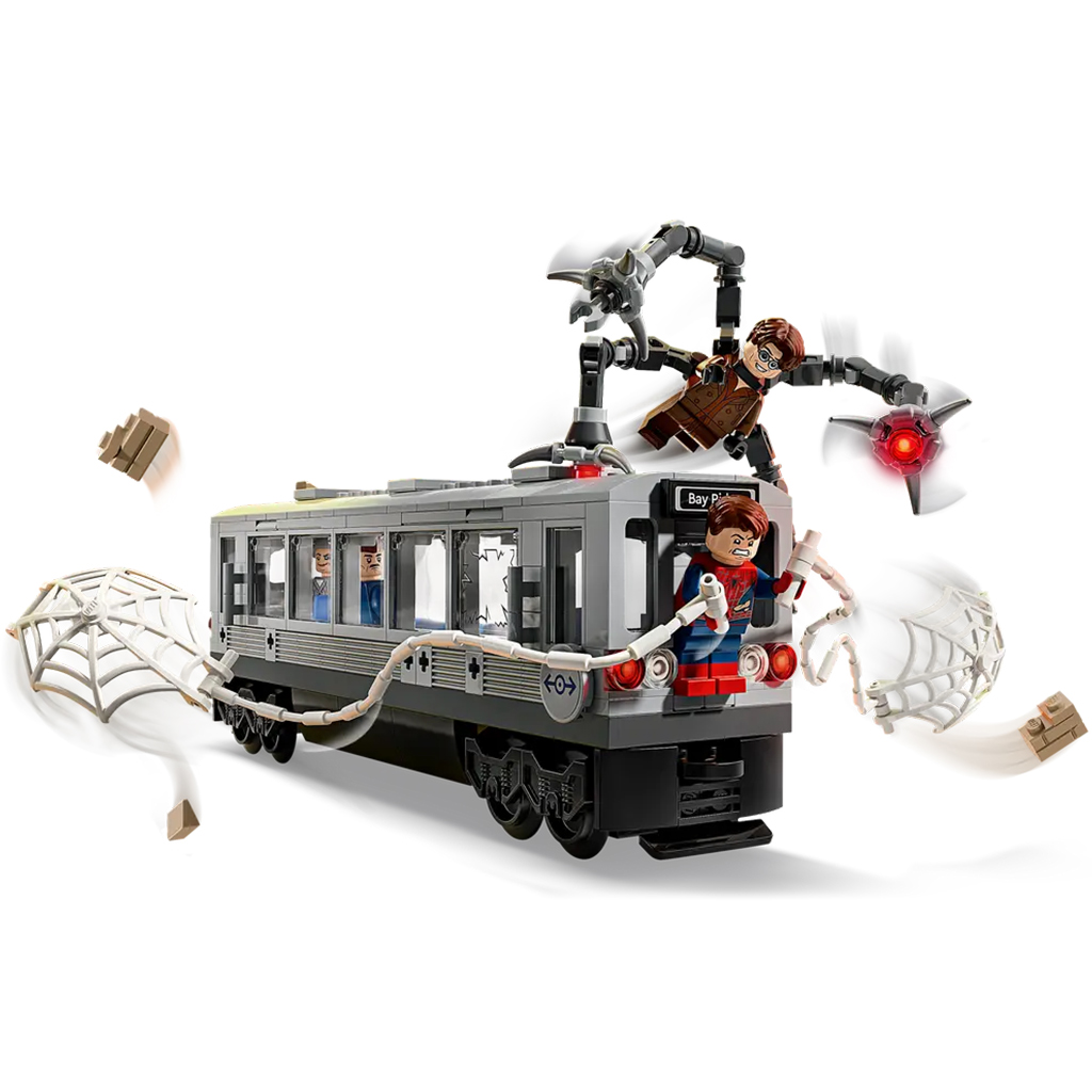LEGO® Marvel: Pókember és Doc Ock csatája a metrókocsiban (76321) kép 2