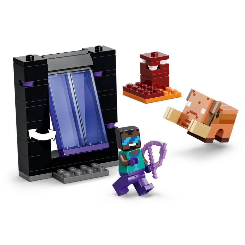 LEGO® Minecraft: Utazás az Alvilág kapujához és a Végportálhoz (21584) kép 3