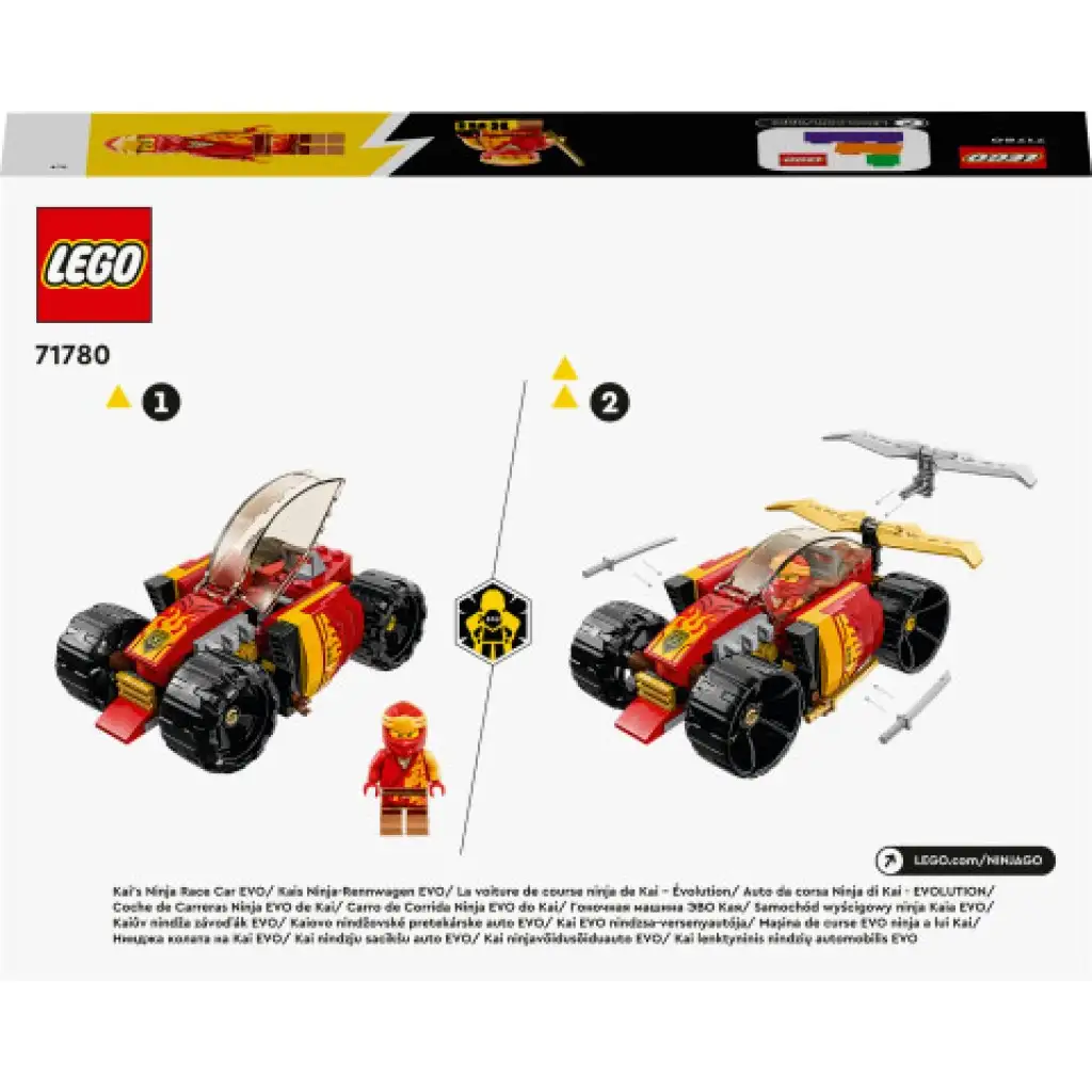 LEGO® Ninjago: Kai EVO nindzsa-versenyautója (71780) kép 2