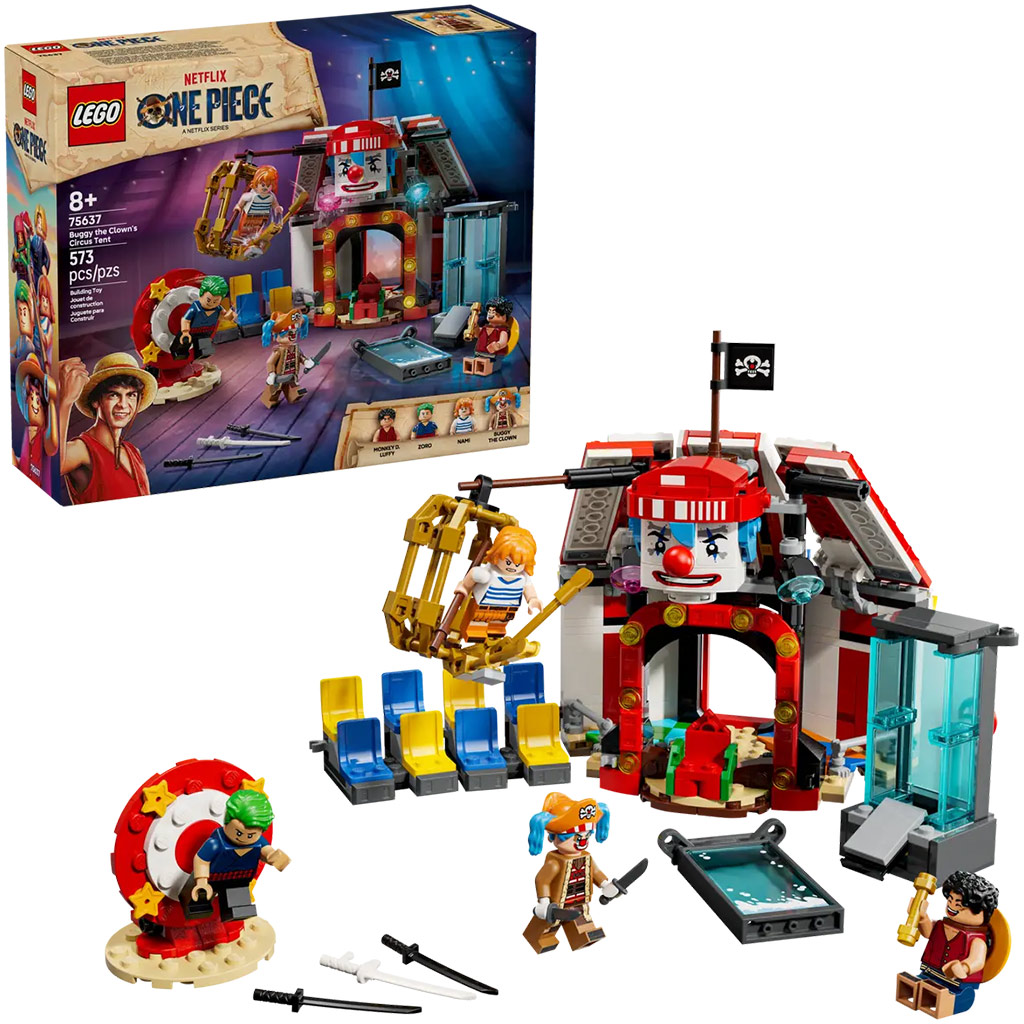 LEGO® One Piece: Buggy, a bohóc cirkuszi sátra (75637)