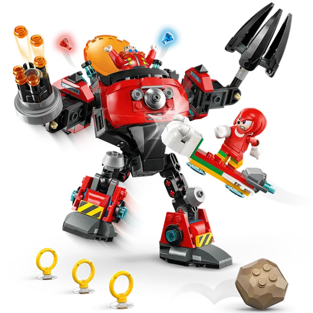 LEGO® Sonic the Hedgehog™: Knuckles vs. Dr. Eggman Egg Crusher robotja (77005) kép 3