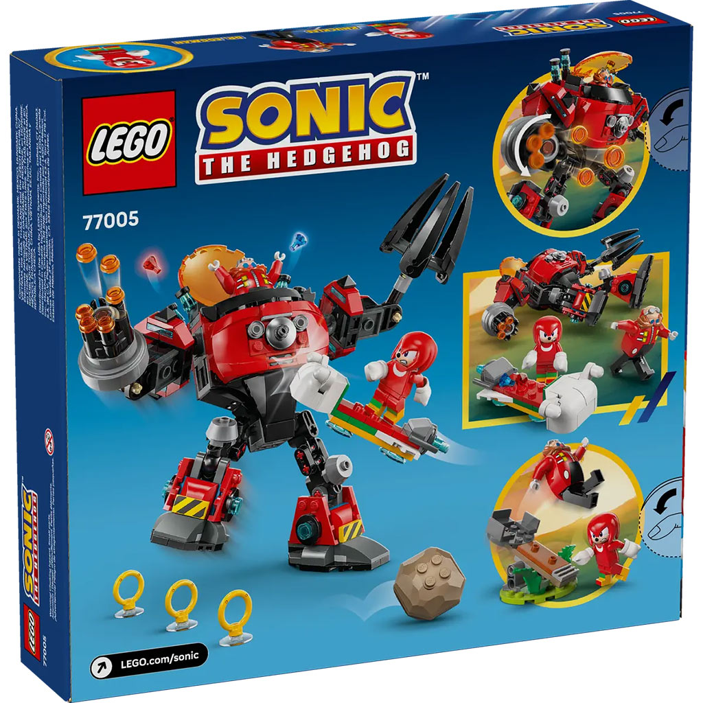 LEGO® Sonic the Hedgehog™: Knuckles vs. Dr. Eggman Egg Crusher robotja (77005) kép 6