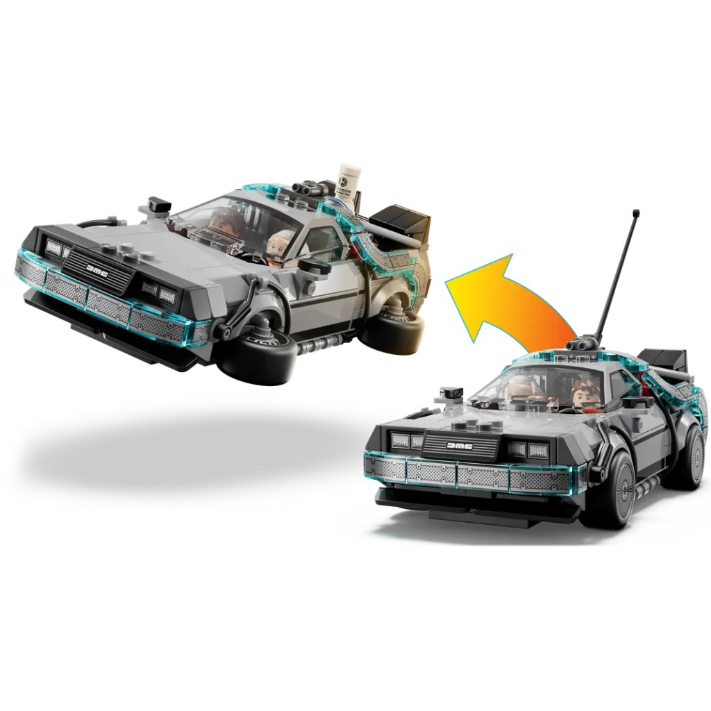 LEGO® Speed Champions: A Vissza a jövőbe időgépe (77256) kép 3