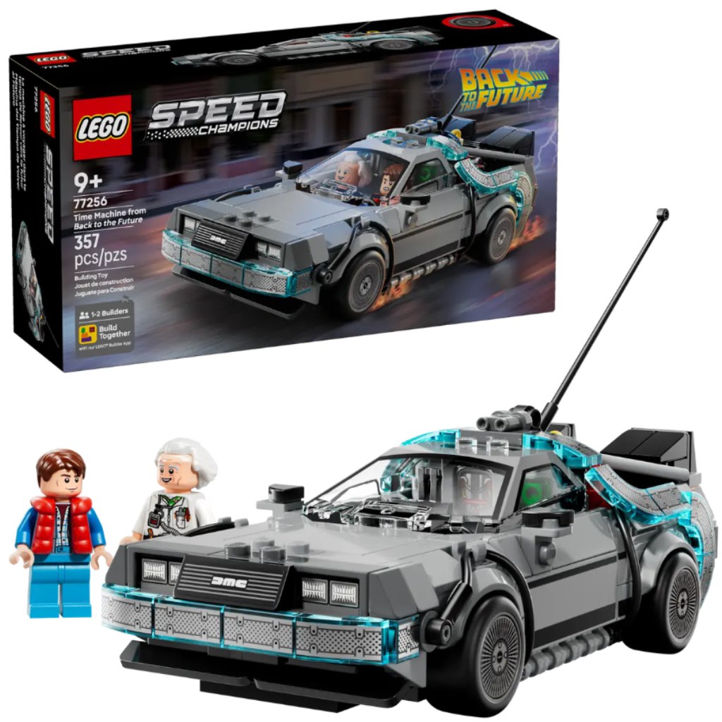 LEGO® Speed Champions: A Vissza a jövőbe időgépe (77256)