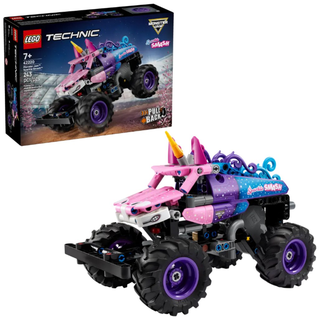 LEGO® Technic: Monster Jam™ Sparkle Smash™ - Hátrahúzhatós (42220)