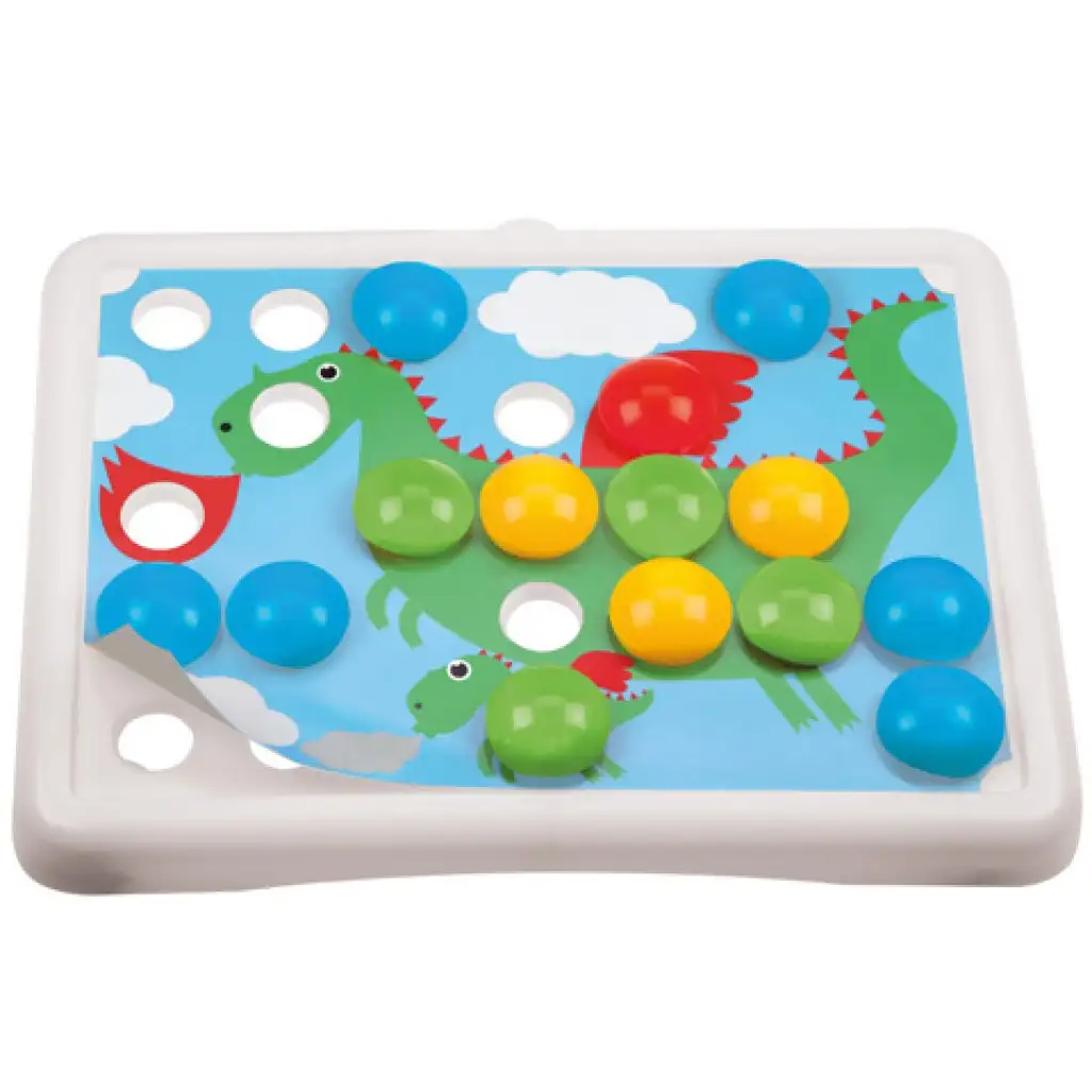 LENA: Mosaik Első Pötyi kreatív szettem 7 mintával 32mm 36db-os kép 3