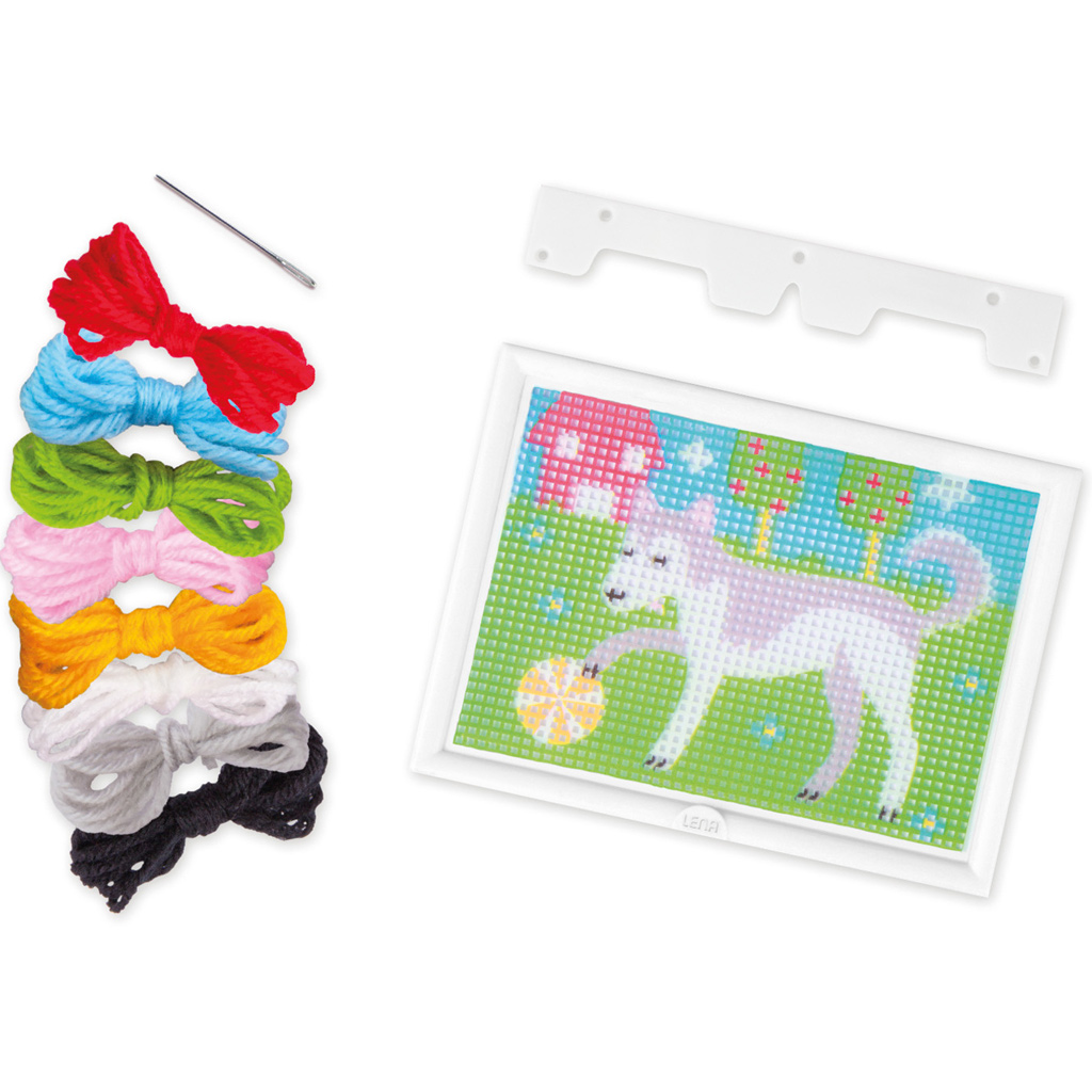 LENA: Hímzőkészlet kutyás mintával kép 2