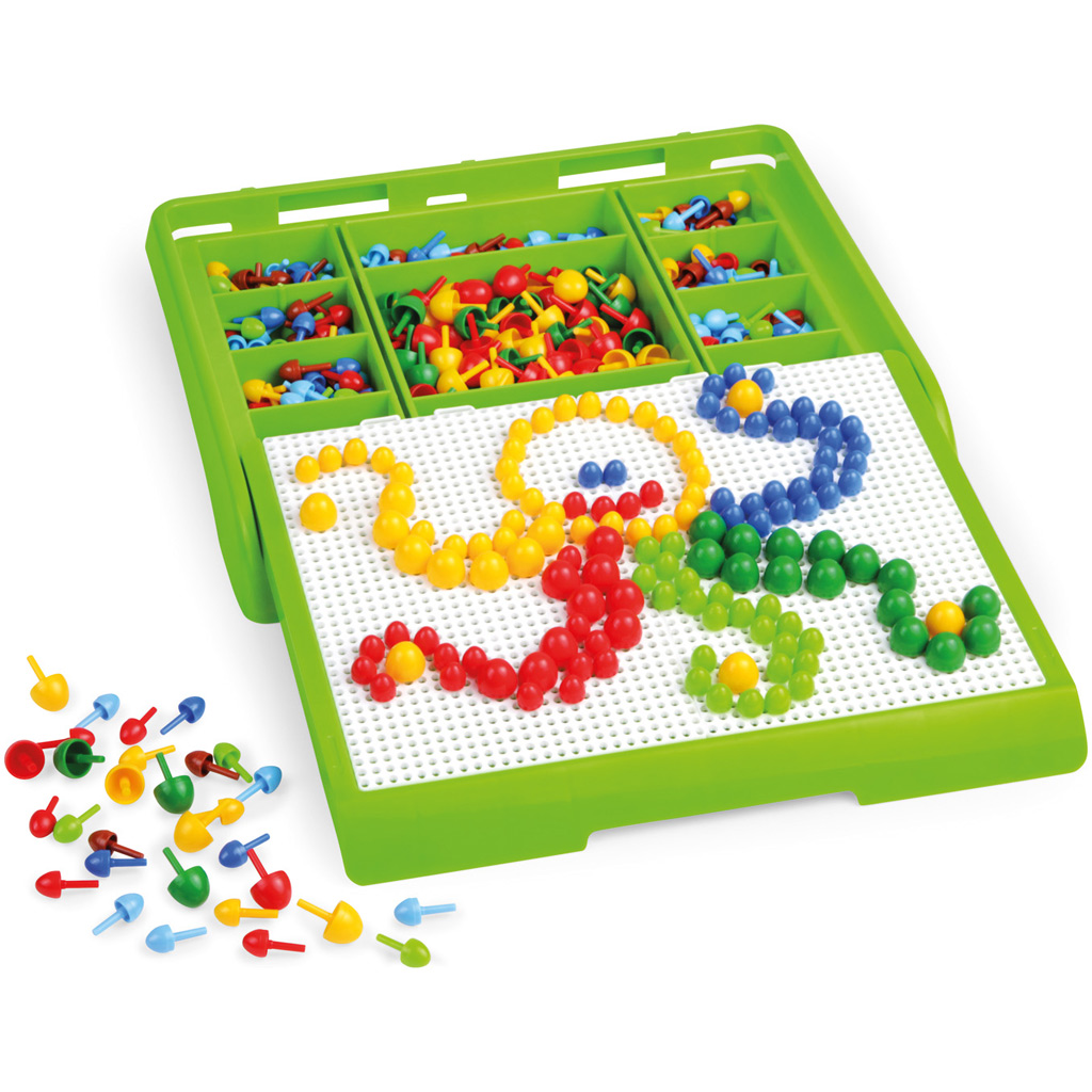 LENA: Mosaik pötyi készlet bőröndben 10-15mm 400db kép 2