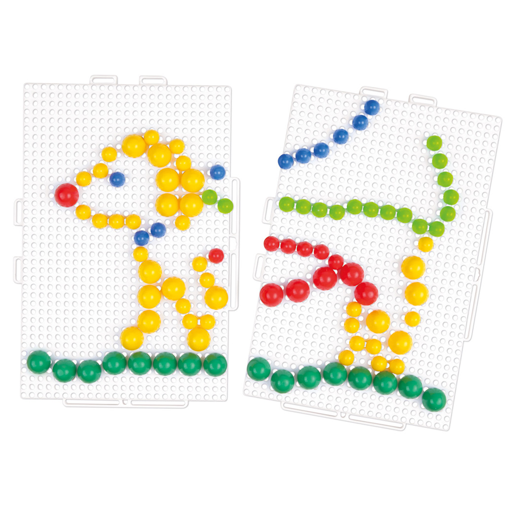 LENA: Mosaik pötyi készlet bőröndben 10-15mm 400db kép 3