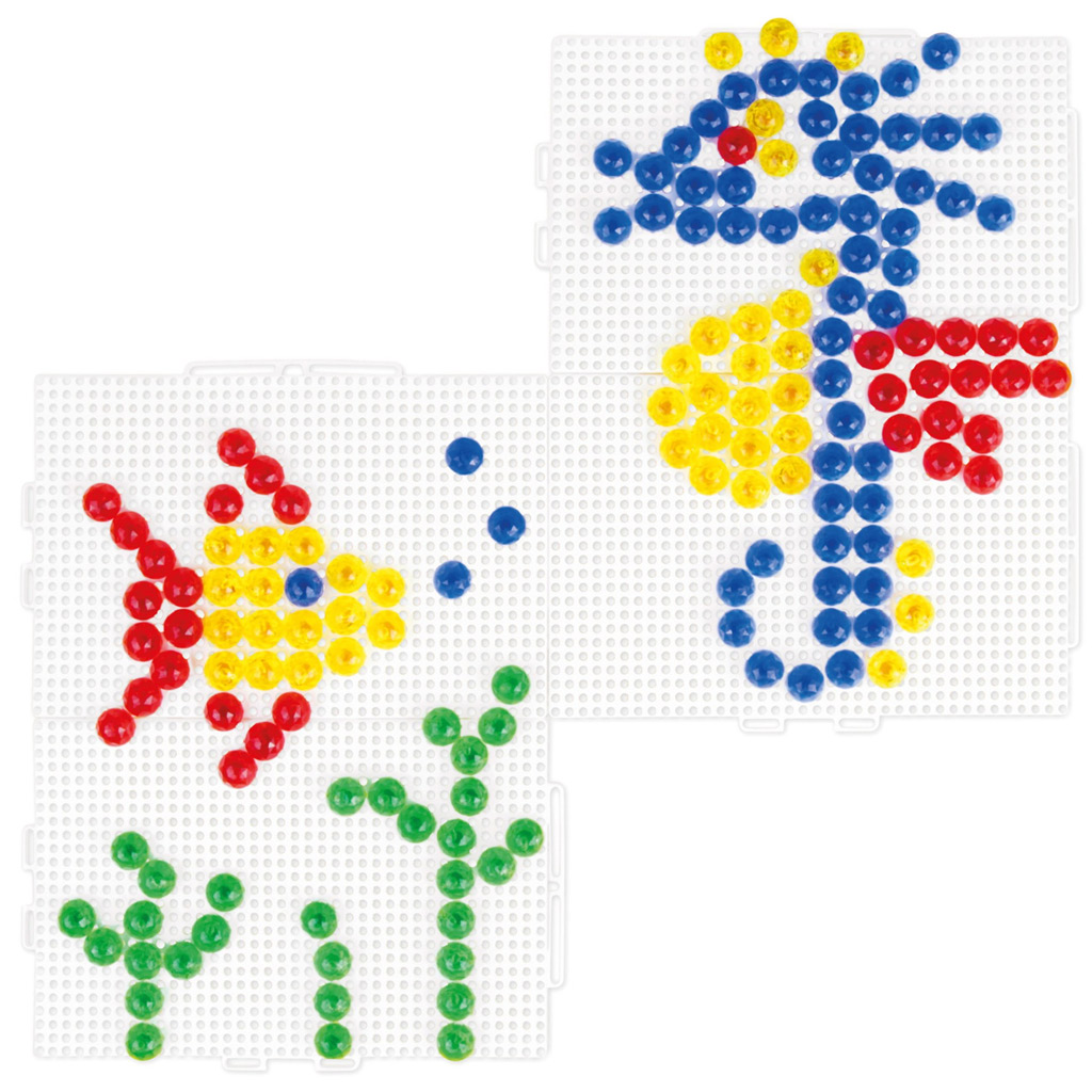 LENA: Panorama Mosaik XL Áttetsző pötyi készlet 15mm 240db-os kép 2