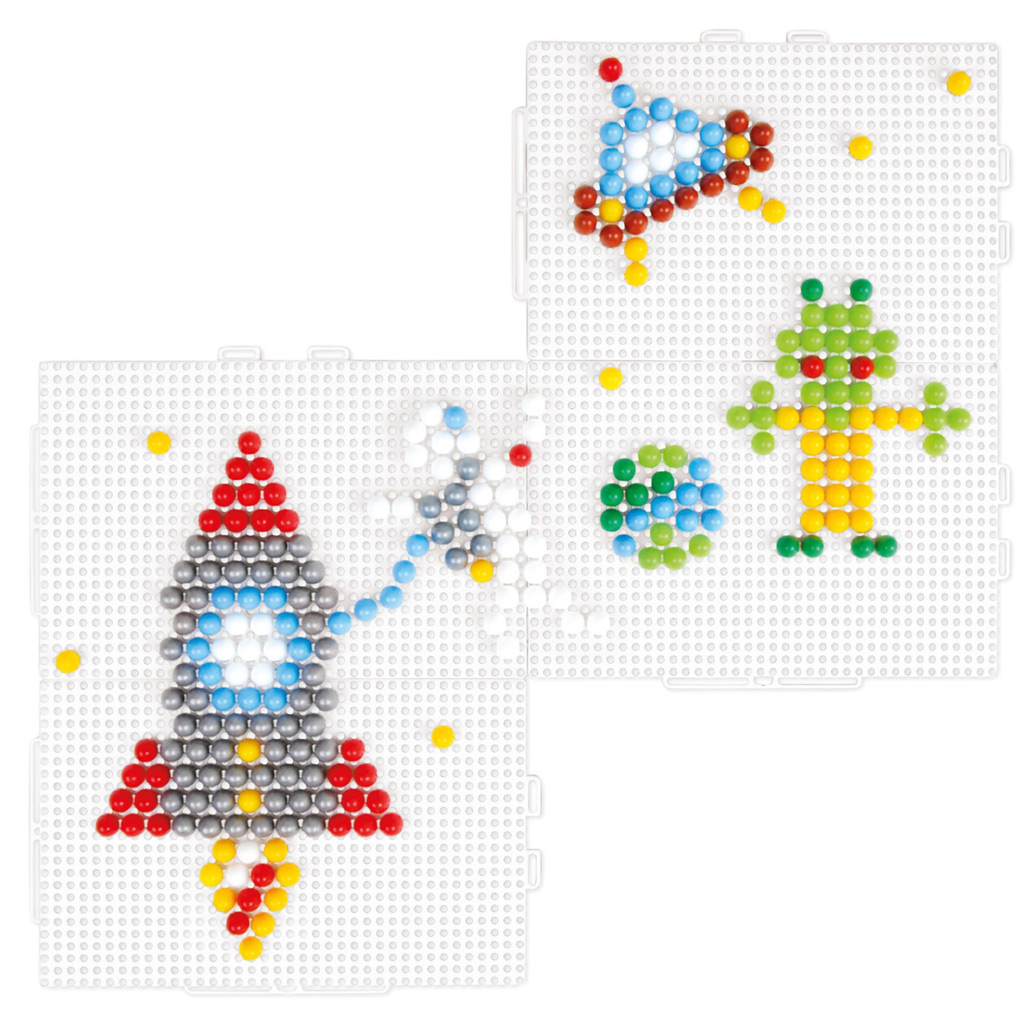 LENA: Panorama Mosaik XL Áttetsző pötyi készlet 10mm 400db-os kép 2