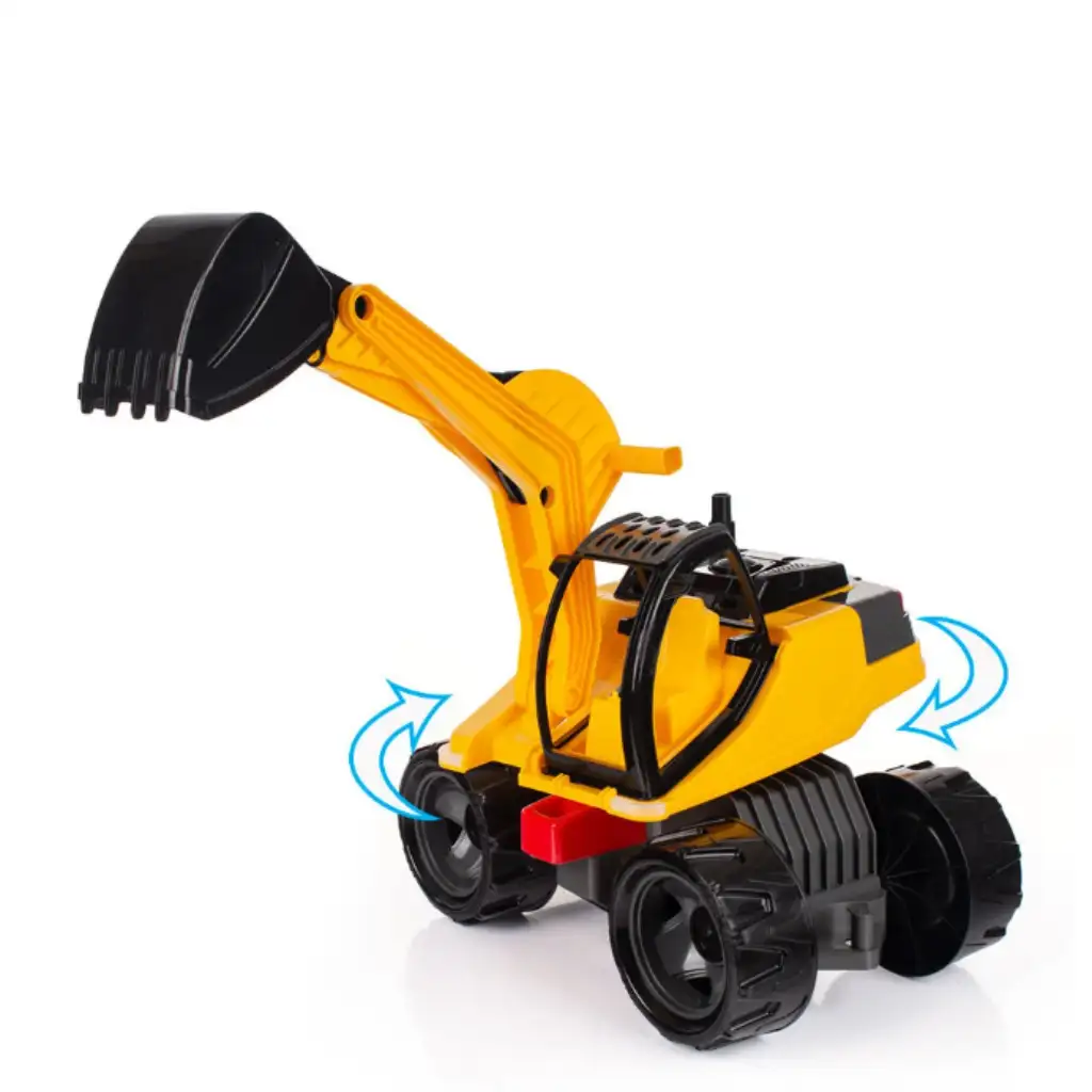 LENA: Óriás exkavátor sárga/fekete 63cm kép 2