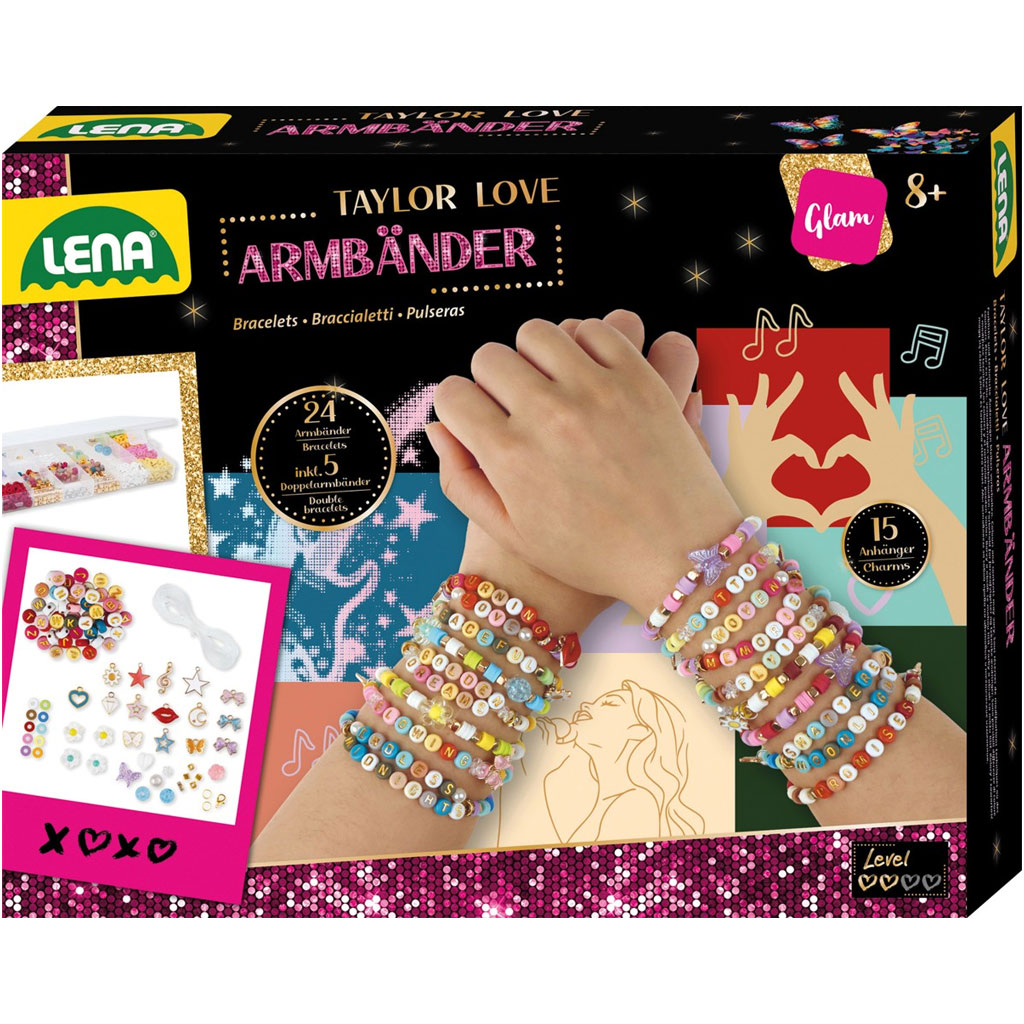 LENA: Taylor Love barátság karkötő készítő nagy szett