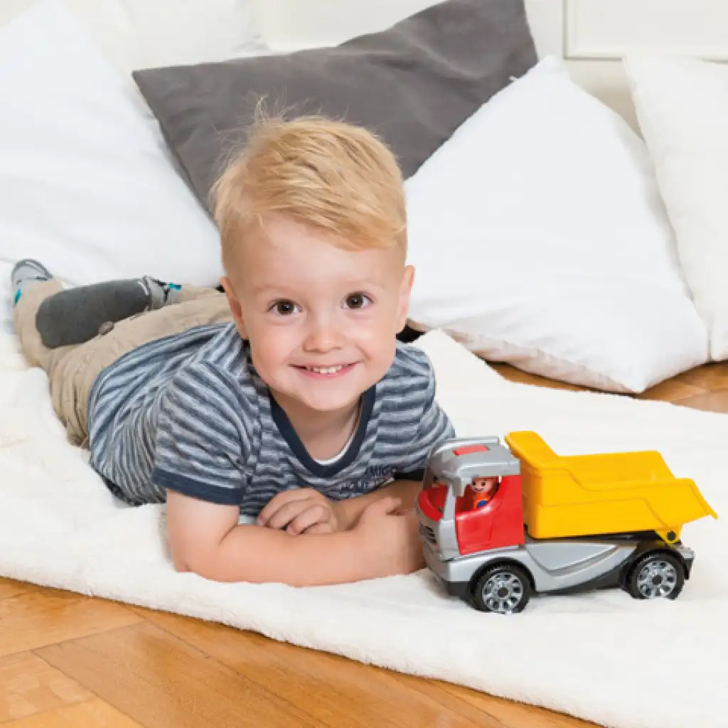 LENA: Truckies dömper figurával 22cm kép 4