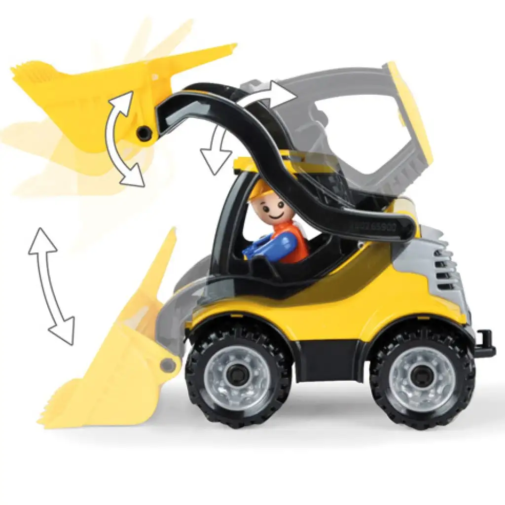 LENA: Truckies földmunkagép figurával 21cm kép 3