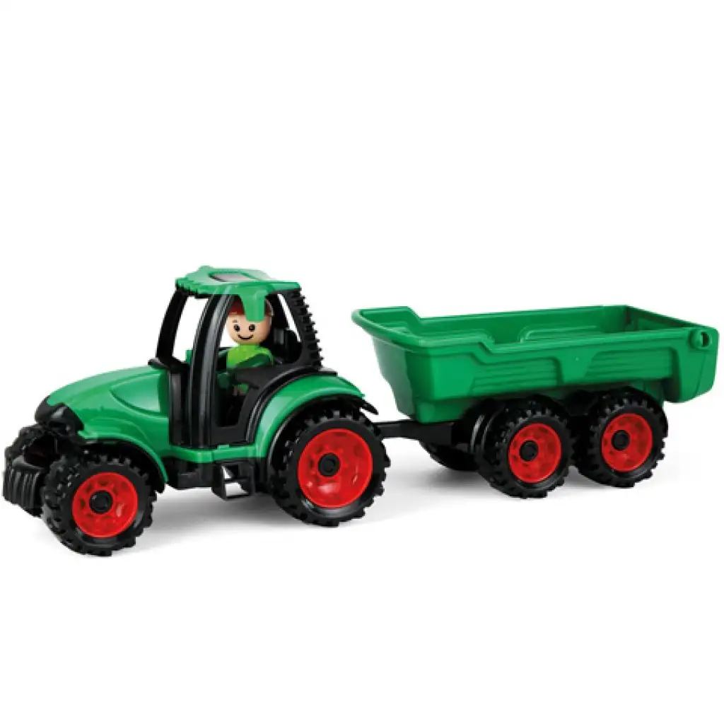 LENA: Truckies traktor utánfutóval és figurával 36cm