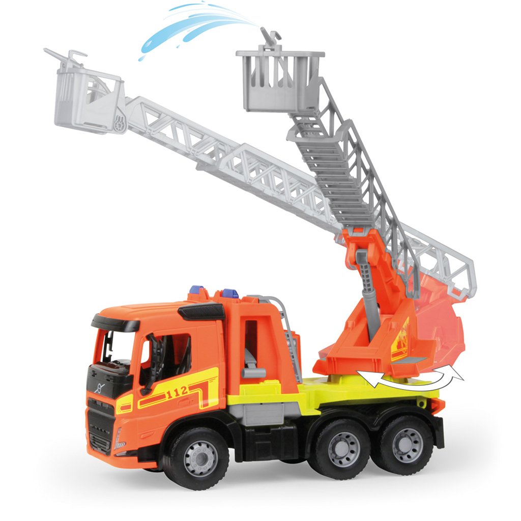 LENA: Worxx Volvo FMX létrás tűzoltóautó dobozos 48cm kép 2