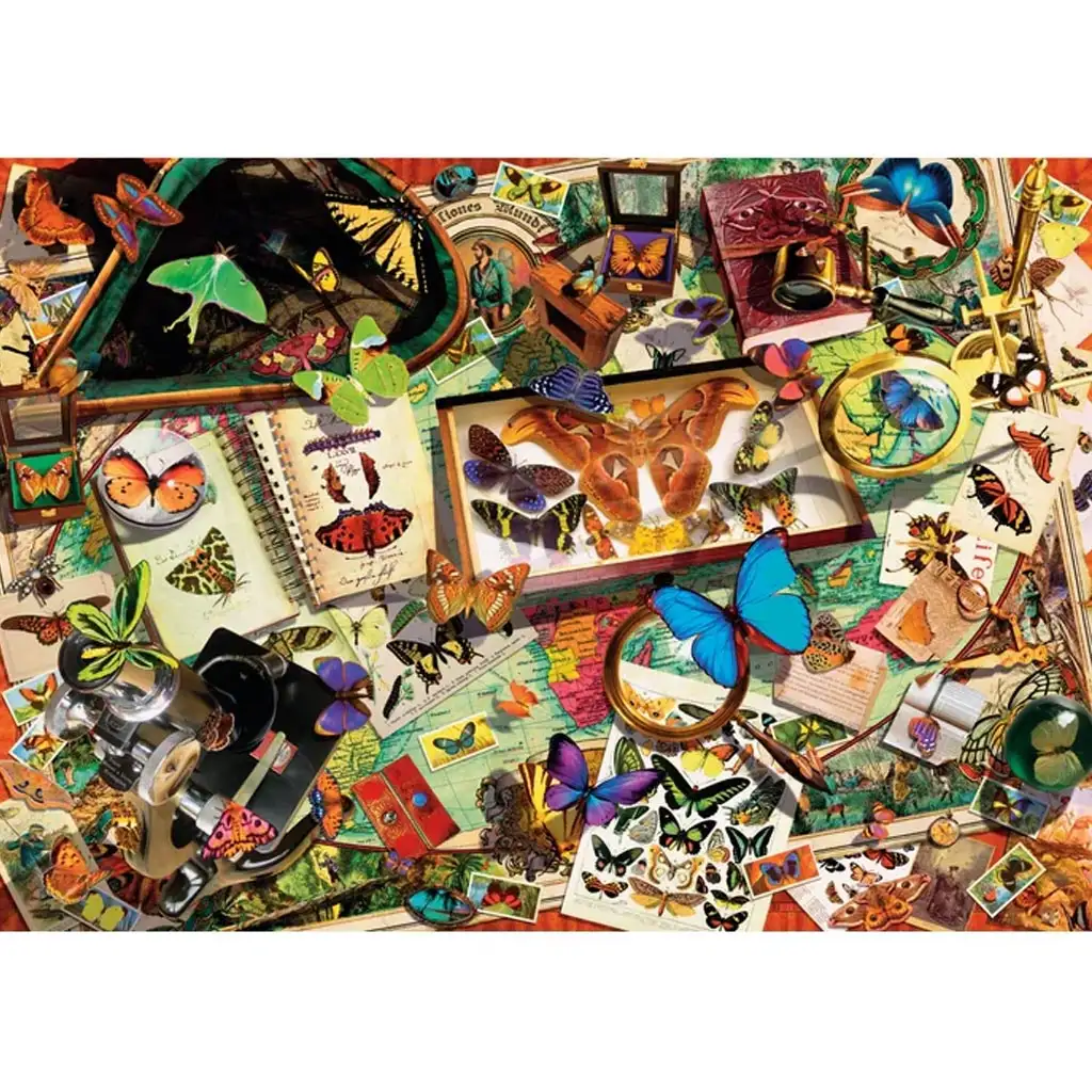 A lepkegyűjtő 500db-os HQC kompakt puzzle - Clementoni kép 2