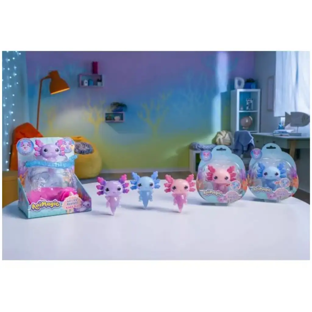 Let’s Glo Axolotl: Világító vízipajtás szett kép 5