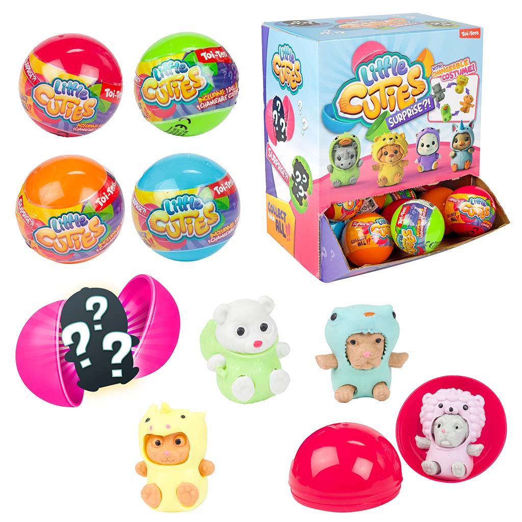 Little Cuties Meglepetés cuki állatok labda alakú tárolóban